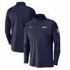 Denver Nuggets Black Coaches Half-Zip Jacket