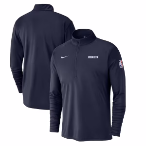 Denver Nuggets Black Coaches Half-Zip Jacket