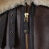 B3 Leather Bomber Pilot Aviator Jacket