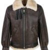 B3 Leather Bomber Pilot Aviator Jacket