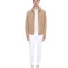 Mens Beige Suede Jacket - Image 4