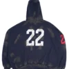 Balenciaga Distressed Polo Zip-Up Hoodie - Image 3
