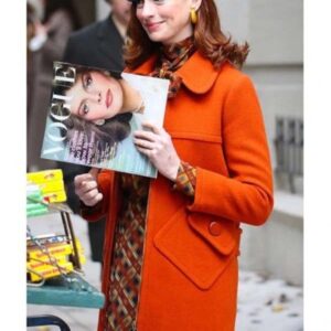 Lexi Modern Love Orange Wool Coat