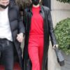 Nicola Peltz Leather Trench Coat