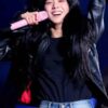 Blackpink Concert Kim Jisoo Leather Jacket