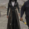 Watchmen Angela Abar Black Hooded Coat