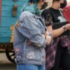 Balloon Animal 2023 Poppy Valentine Denim Jacket