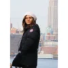 Emmy Rossum Modern Love Black Coat