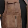 Star Wars Rise of the Skywalker Finn Leather Vest - Image 2