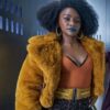 They Cloned Tyrone Teyonah Parris Shearling Jacket - Image 2