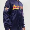 Astros Big Logo Satin Jacket - Image 2