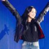 Blackpink Concert Kim Jisoo Leather Jacket