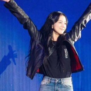 Blackpink Concert Kim Jisoo Leather Jacket