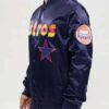 Astros Big Logo Satin Jacket - Image 4