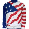 American Flag Vanilla Ice Leather Jacket