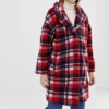 Home For Christmas Johanne Plaid Coat - Image 2