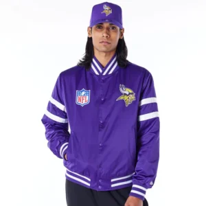 Vikings Purple Bomber Jacket