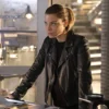 Chloe Decker Lucifer S03 Black Bomber Jacket