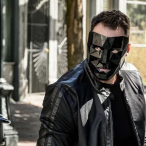 The Flash S05 Gridlock Leather Jacket