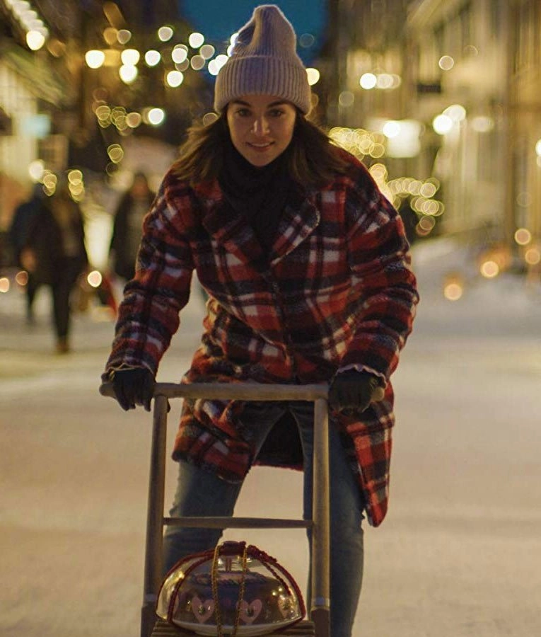Home For Christmas Johanne Plaid Coat