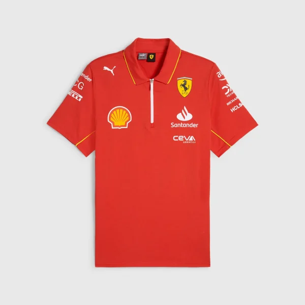 2024 Scuderia Ferrari F1 Team Polo T-Shirt