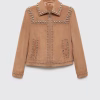 Women's Studded Suede Leather Jacket