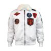 Maverick White New Top Gun Jacket