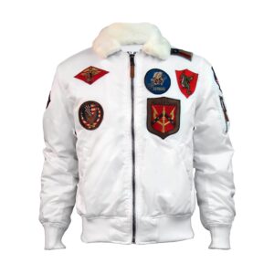 Maverick White New Top Gun Jacket