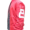 8 Ball Pink Bomber Leather Jacket
