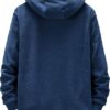Mens Winter Zip Up Hoodie - Image 7