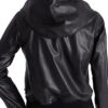 Womens Reversible Faux Leather Jacket