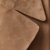 Women's Suede Leather Belted Coat - Image 6