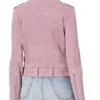 Nini High School Musical Pink Biker Leather Jacket - Image 2