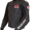 GSX-R Black Leather Jacket