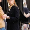 A Complete Unknown Elle Fanning Black Coat - Image 2