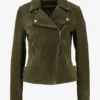 Women's Suede Moto Jacket