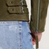 Women's Suede Moto Jacket - Image 2