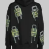 A$AP Rocky Givenchy Oversized 4G Lock Print Hoodie - Image 3