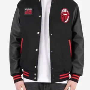 AC Milan X Rolling Stones Varsity Jacket