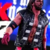 WWE AJ Styles Hooded Leather Vest