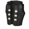 WWE AJ Styles Hooded Leather Vest
