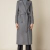 Tedesco Domenico Grey Wool Coat