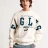Abercrombie Philadelphia Eagles Graphic Crew Sweatshirt
