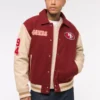 Abercrombie San Francisco 49ers Varsity Bomber Jacket