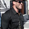 Jason Statham F1 Abu Dhabi Grand Prix 2023 Black Jacket - Image 4