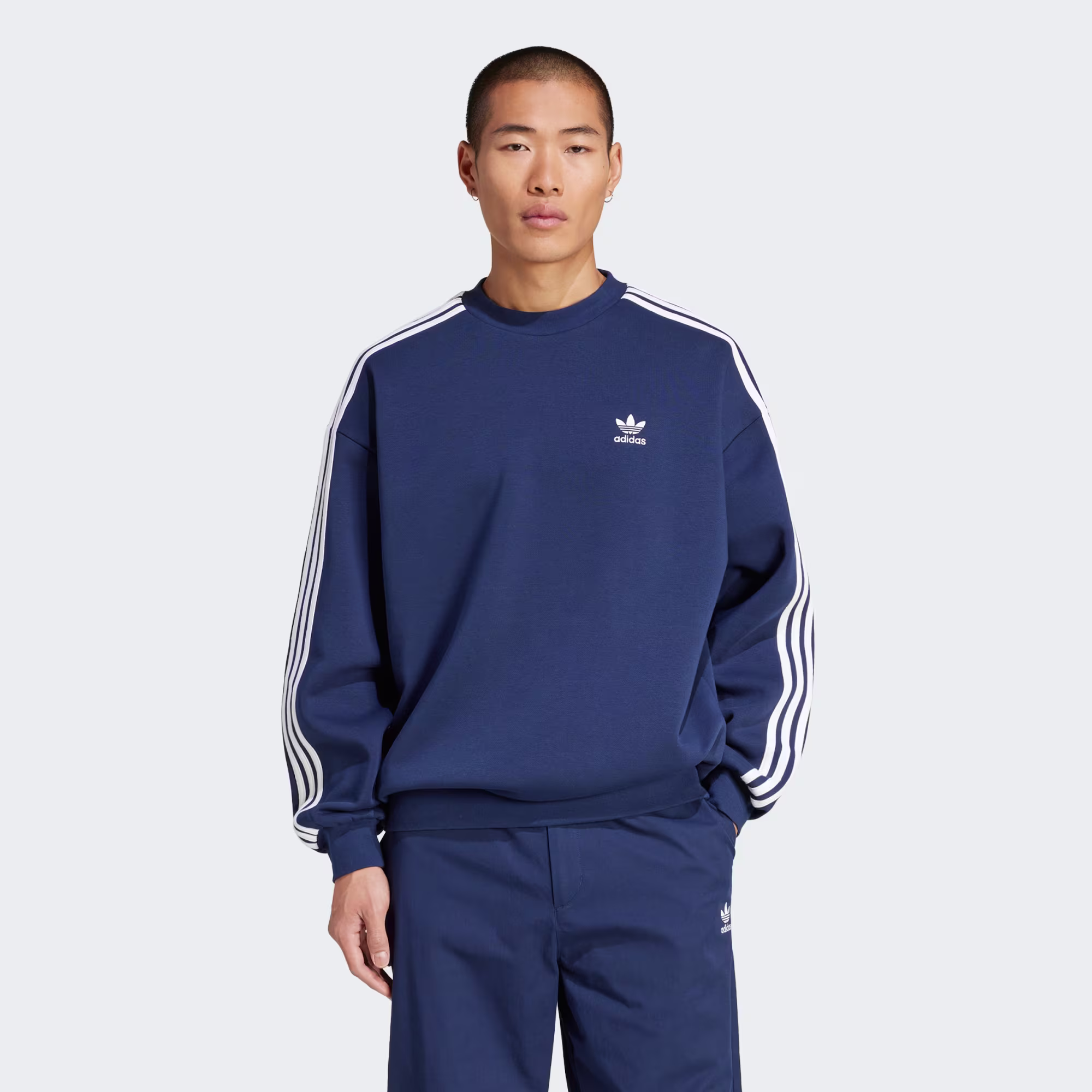 Adidas Adicolor Oversized Crew Sweatshirt - Image 7