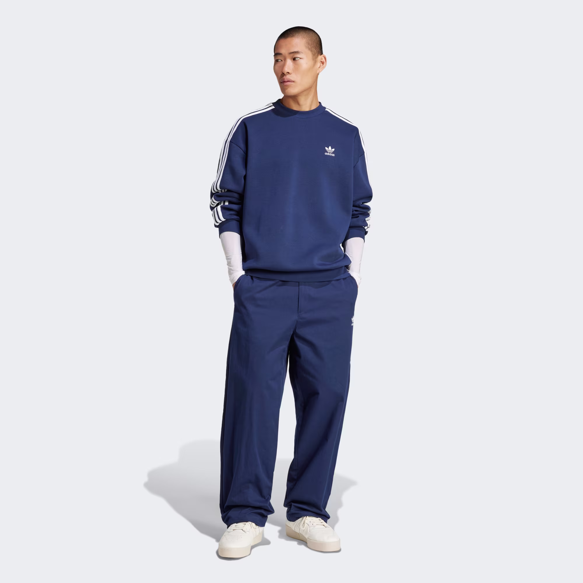 Adidas Adicolor Oversized Crew Sweatshirt - Image 5