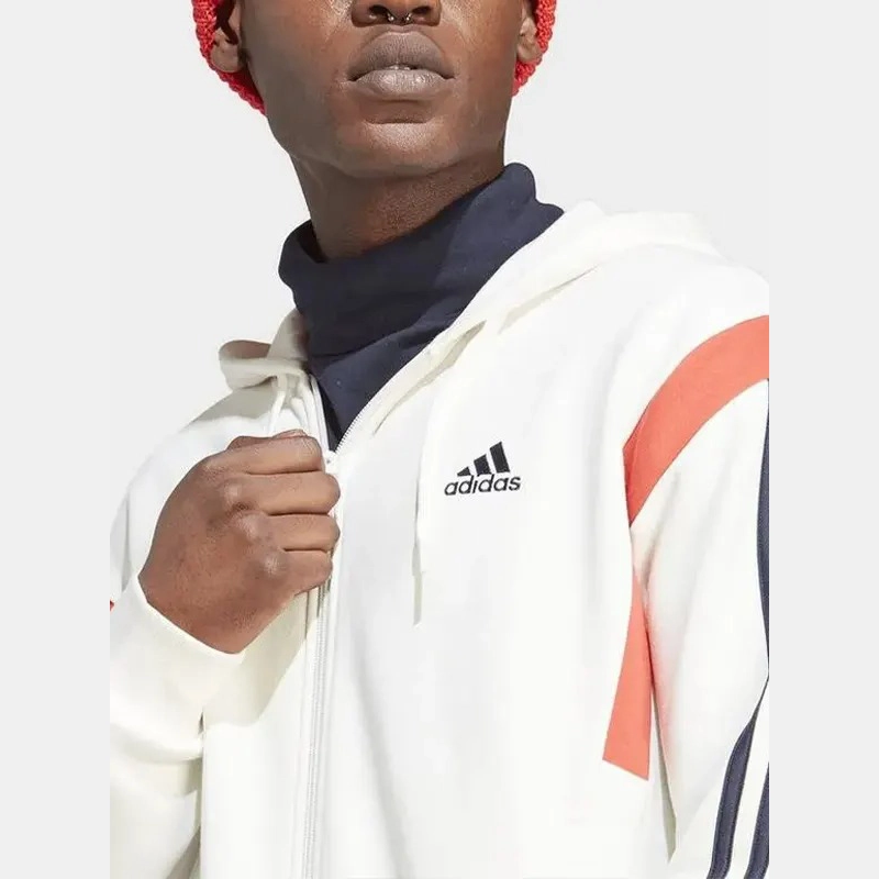 Adidas Colorblock Full-Zip Hoodie - Image 3