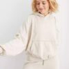 Aerie Sherpa Patchwork Hoodie