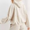 Aerie Sherpa Patchwork Hoodie